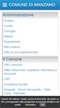 Mobile Screenshot of comune.manzano.ud.it